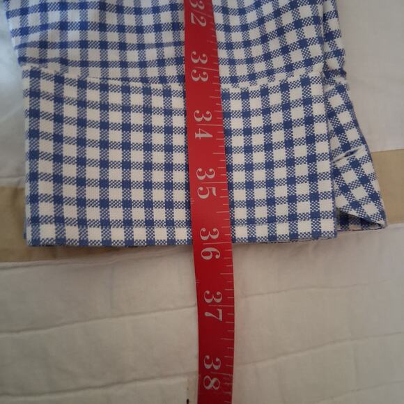 Jeff Rose Made In Italy Men's Blue & White Gingham Button Down Dress Shirt XL - Picture 11 of 11